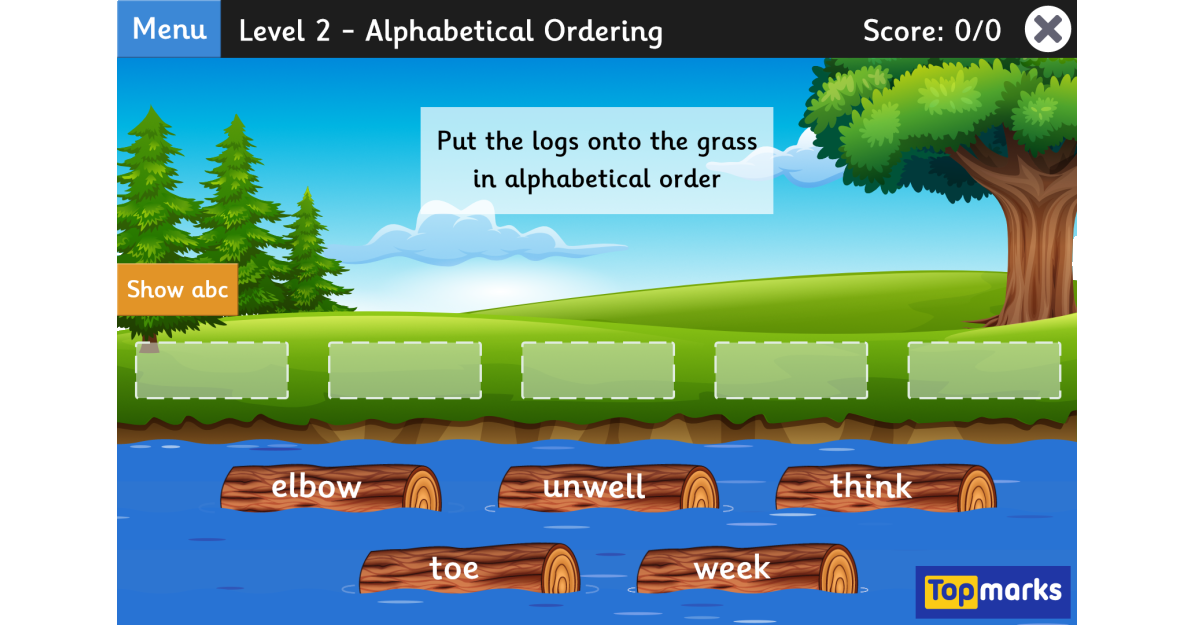 Alphabetical Ordering